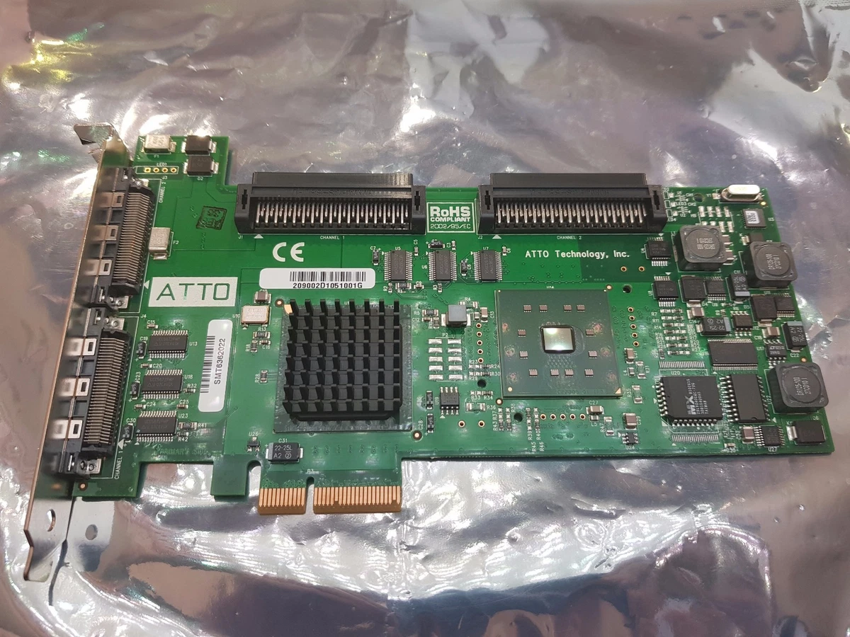 Dual Channel SCSI-UW4 Ultra Wide 4 320 Atto ExpressPCI UL5D Apple Mac and PC