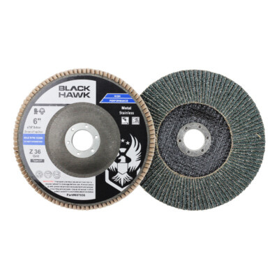 BHA 6'' x 7/8'' Zirconia Flap Disc Grinding Wheel for Angle Grinder T27 - 100 Pack
