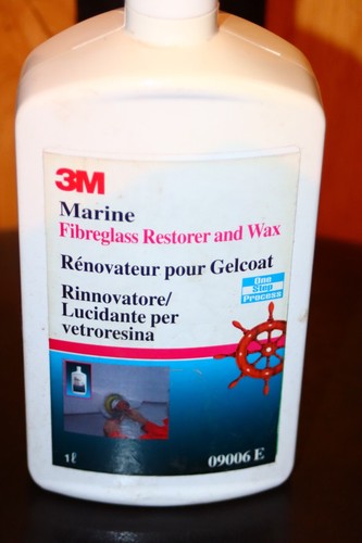 3M Marine Fibreglass Restorer and Wax Gelcoat Polish & Wax Compound ( 1 Ltr) - Picture 2 of 3