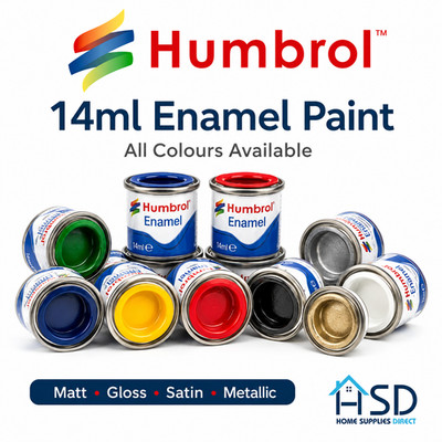 Humbrol Emaille Modellbaulack 14ml alle Farben Airfix Revell Matt Glanz Satin Metall