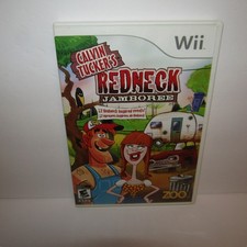 Calvin Tucker's Redneck Jamboree Nintendo Wii Game w/ Manual Tested Wrinkled Art