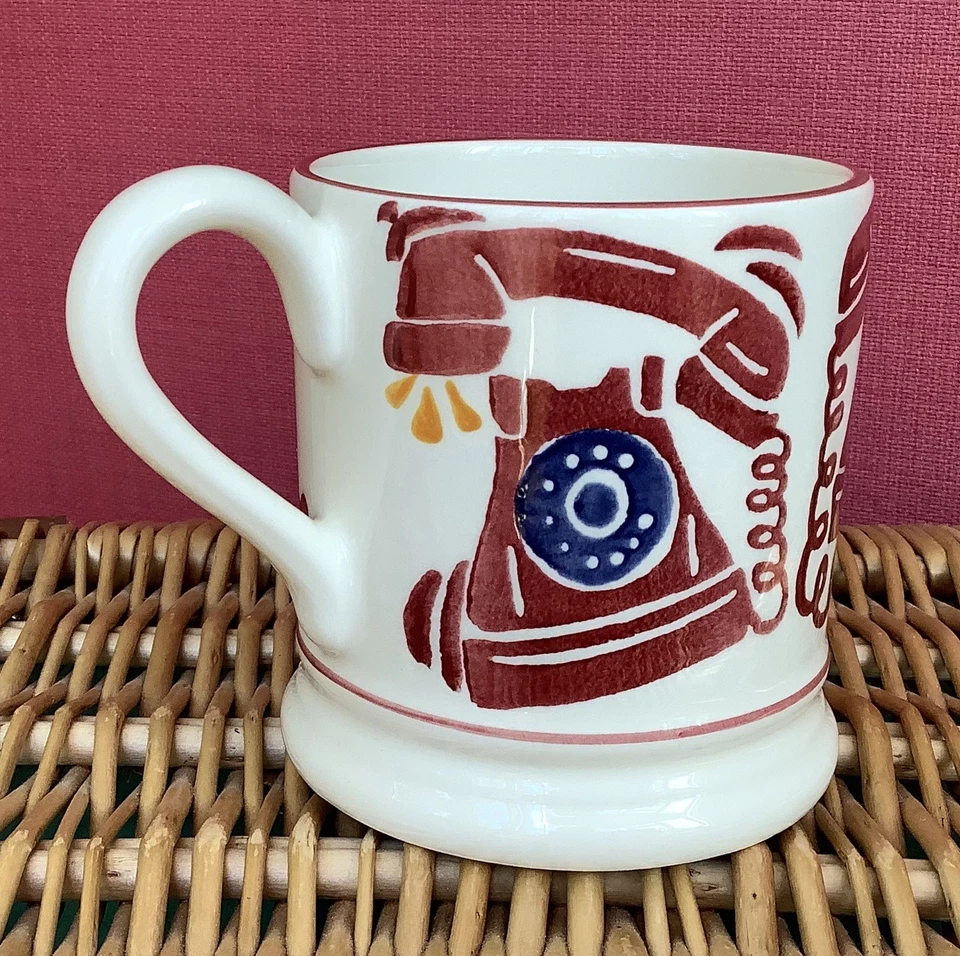 Emma Bridgewater Red Telephone Mug Half Pint New FIRST Quality - Image 4 of 4