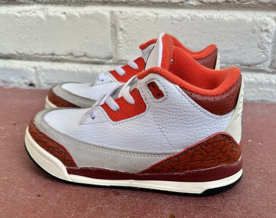 Nike Air Jordan 3 Retro SE TD Mars Stone Tenis DV7026-108 Talla 10C Cemento Foto 4 de 4