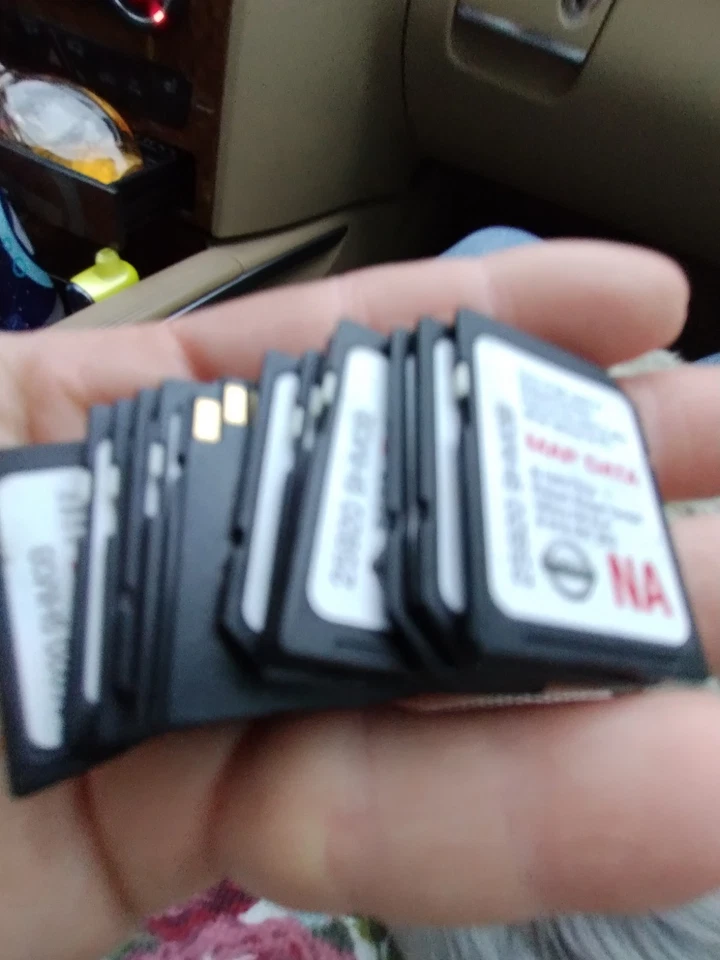 TARJETA DE MEMORIA NISSAN 25920-9HT0A-MAPA, TARJETA SD PIEZAS ORIGINALES 259209HT0A 🎯 Foto 3 de 3