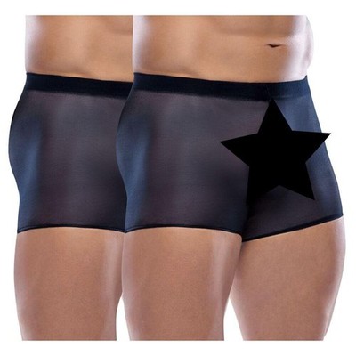 Svenjoyment Pack Of 2 Revealing Pants Sheer Boxer Briefs Mens Sexy Underwear