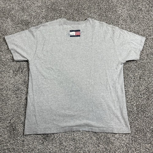 Vintage Tommy Hilfiger T-shirt Mens Large Gray Spell Out USA Made 90s Y2K - Picture 6 of 6