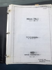 Nikon FA Camera Service Repair Manual Original
