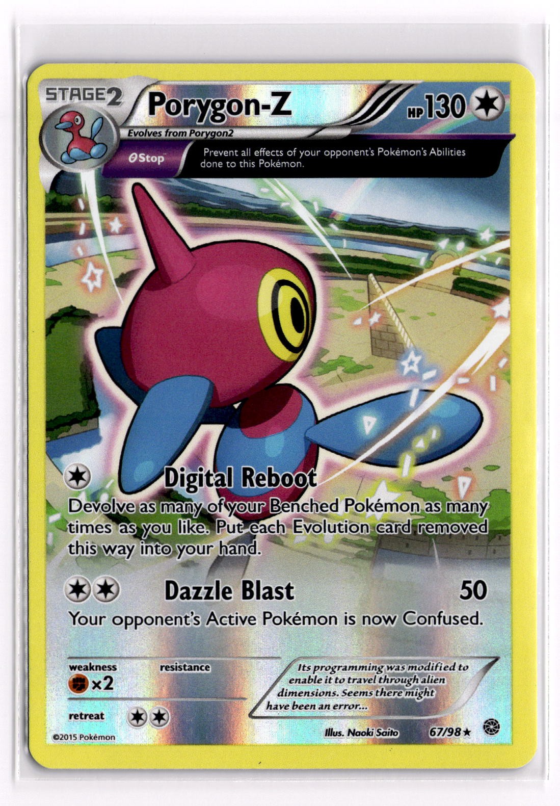 Porygon-Z (67) Holo Rare XY - Ancient Origins 67/98 LP