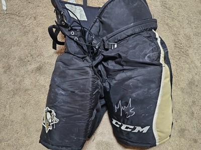 MAX TALBOT 10'11 Signed Penguins Photomatched LAST PENS Game Worn Used Pants