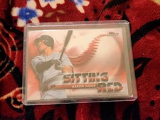 2018 Topps Finest - Sitting Red Aaron Judge 2nd yr rc #SR-AJ Yankees Great 🔥🔥