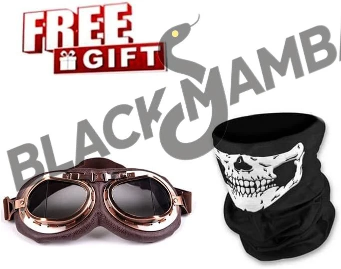 Vintage Leather Motorcycle Retro Half Helmet Scooter Bike Cruiser with Goggles - Изображение 3 из 4