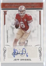 2016 Panini National Treasures Rookie Signatures 96/99 Jeff Driskel Auto 0je3
