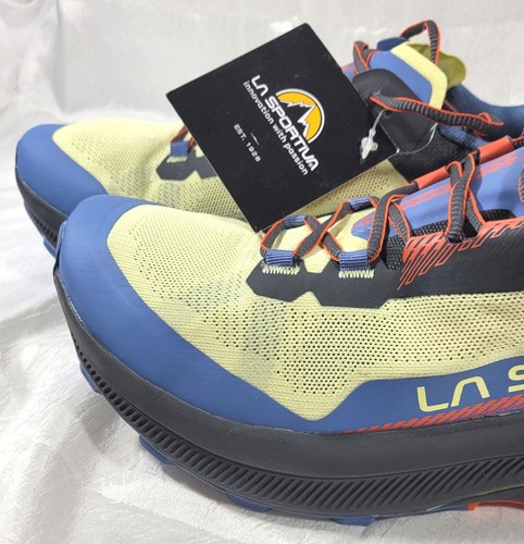 Scarpe da Trail Running La Sportiva Donna Prodigio XFlow - Giallo/Blu - Taglia US 9,5 - Foto 3 di 7
