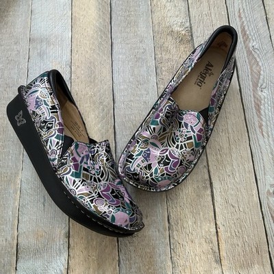 Alegria Debra Women s Size Eur 41 Multi Color Clog Casual Shoes