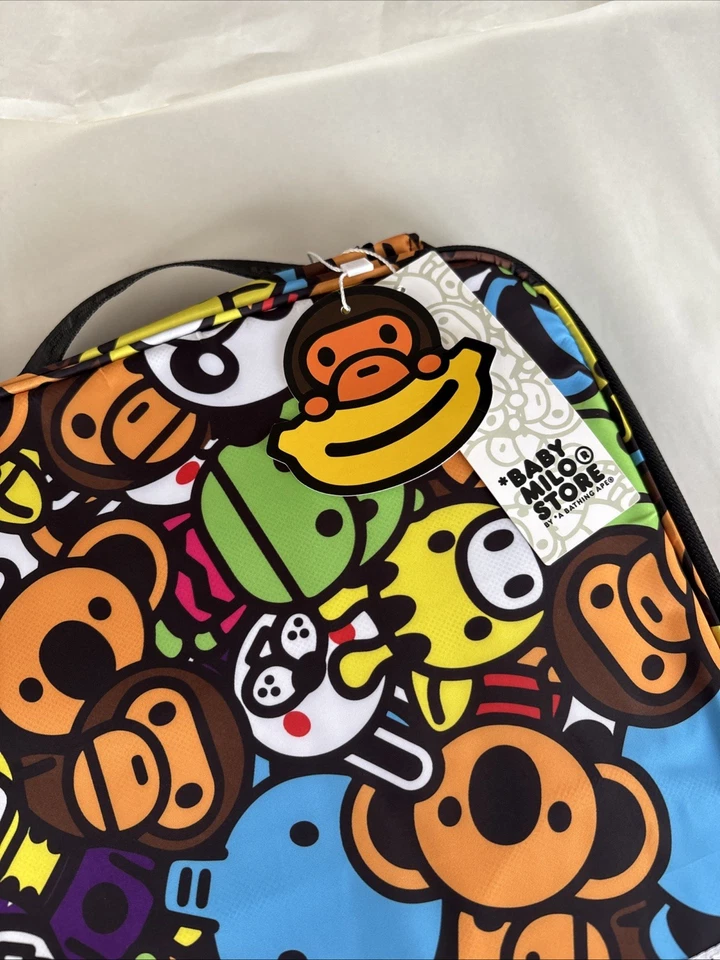 Bolsa organizadora BAPE A BATHING APE BABY MILO & Co bolsa de viagem multicolorida 5 bolsas - Imagem 4 de 4