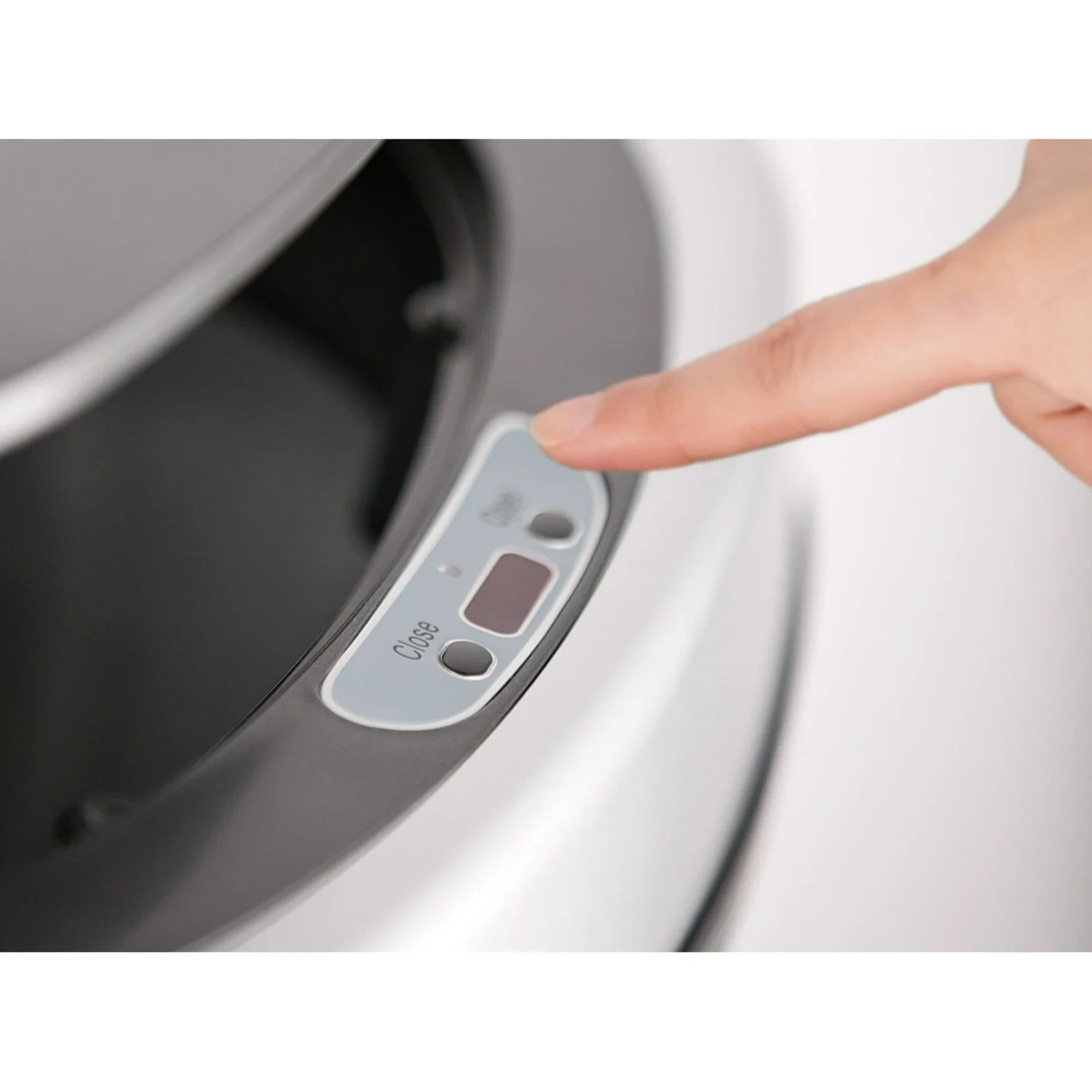 Nine Stars Automatic Kitchen Trash Can, 13 Gallon Stainless Steel