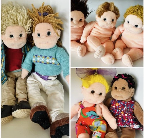 Lot of 7 Vintage Beanie Boppers & Beanie Kids, 1990’s & 2000’s Cute Dolls