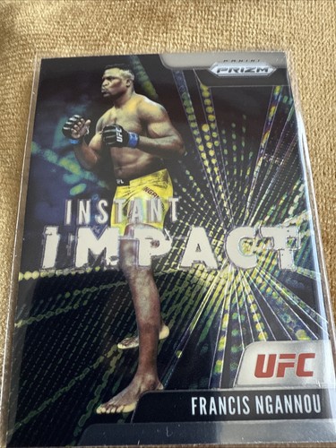 2021 Panini Prizm UFC MMA Instant Impact FRANCIS NGANNOU #7 - Picture 1 of 2