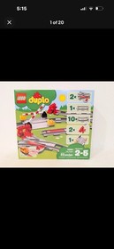 Huge Lego Duplo 10874 Steam Train, 10872 Bridge & Tracks + 10506 Track System