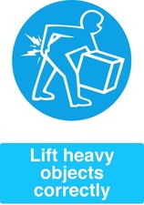 Blue Mandatory HEAVY Signage Acrylic Or Vinyl Sign Sticker Notice Decal Safety