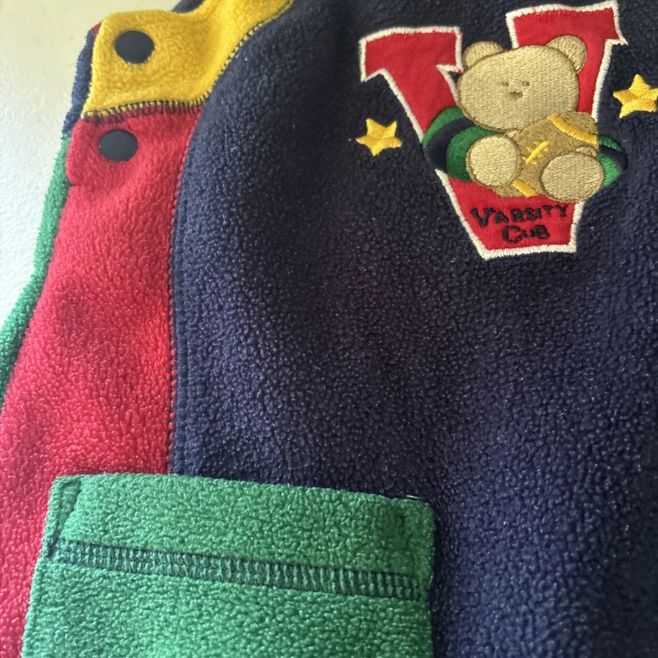 Mono polar vintage años 90 primeros momentos colores brillantes fútbol 3-6 meses Foto 4 de 4