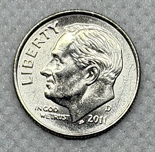 2011-D Roosevelt Dime — photo from the most recent tracked eBay sale