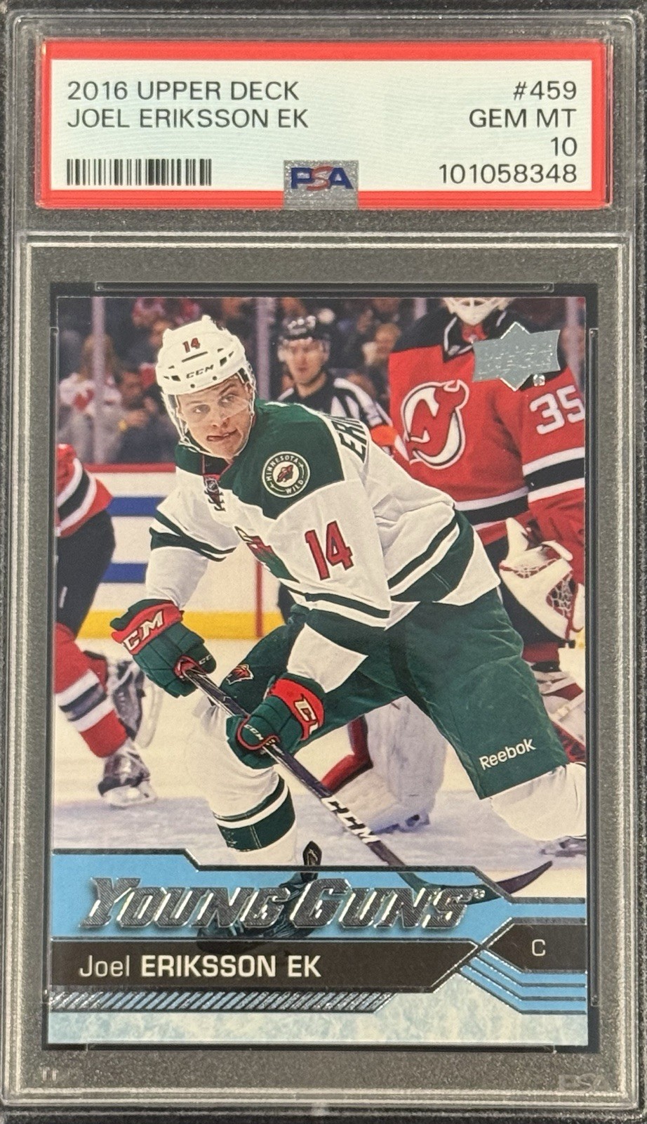 2016-17 Upper Deck Young Guns  #459 Joel Eriksson EK - PSA 10 GEM MINT RC