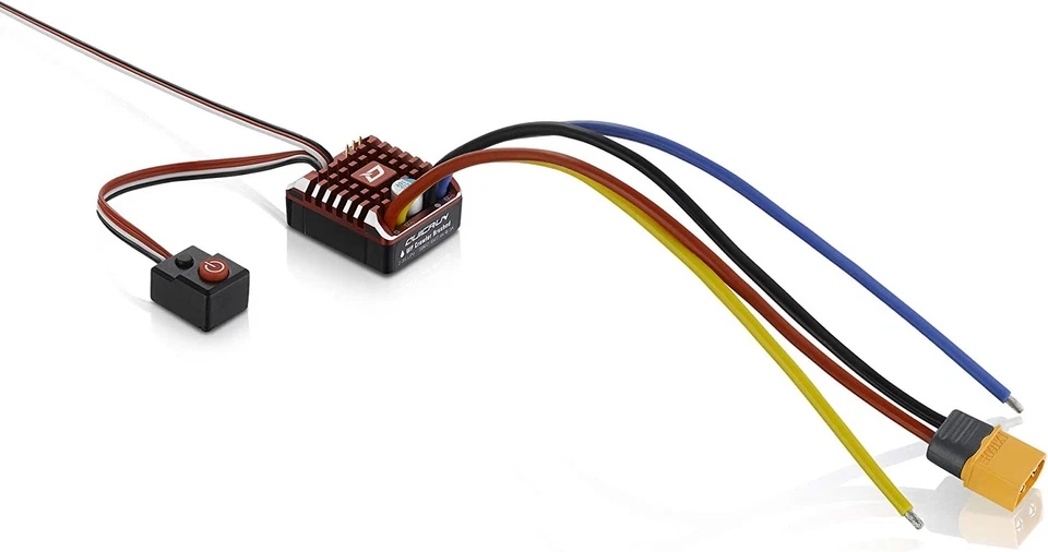 80A Wasserdichter Brushed ESC Regler – Für 1:10 RC Crawler Traxxas TRX4 RC - Bild 2 von 4