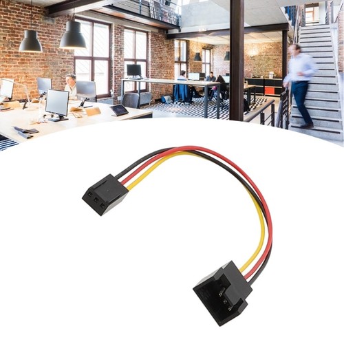 15cm Fan Cable Adapter Converts Small 3PIN to 4PIN for LED Strip Light - Afbeelding 2 van 7