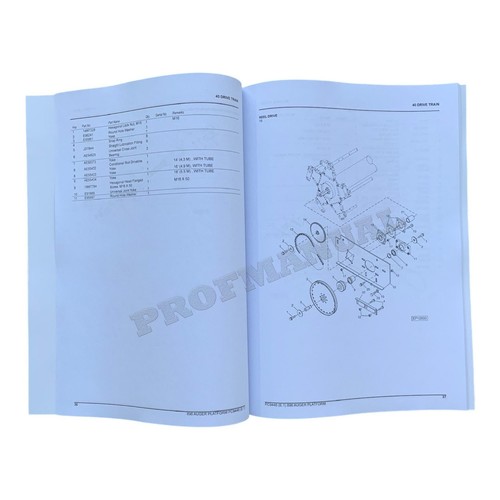 Manuale catalogo ricambi John Deere 896 AUGER PLATFORM - Foto 3 di 4