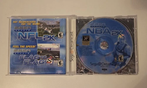 NBA 2K (Sega Dreamcast) White Label CIB COMPLETE & TESTED