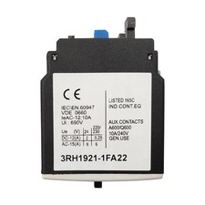 For Siemens 3RH1921-1FA22 4p Front Mount Auxiliary Contacts Block 2NO/2NC