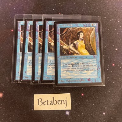1x MTG Beta Creature Bond from Estate Collection