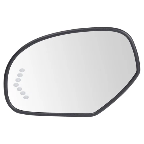 TRQ MGA08989 Power Side View Mirror Glass For Chevy Silverado 2500 HD 07-14 Left