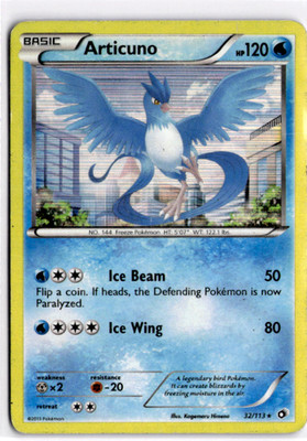 Articuno MP, Legendary Treasures 32/113 - Holo