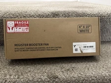 Runner Group Smart Fan Register Booster 4"x10" Model XFBD410-DA-WT White