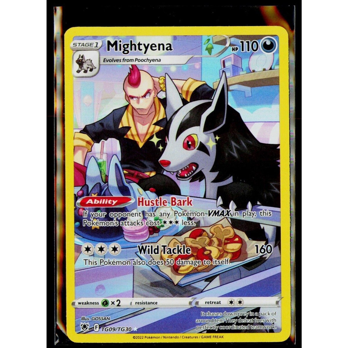 ポケモンカードゲーム Mightyena TG09/TG30 Mightyena & Sidney TG09/TG30 Astral Radiance NM Ultra Rare