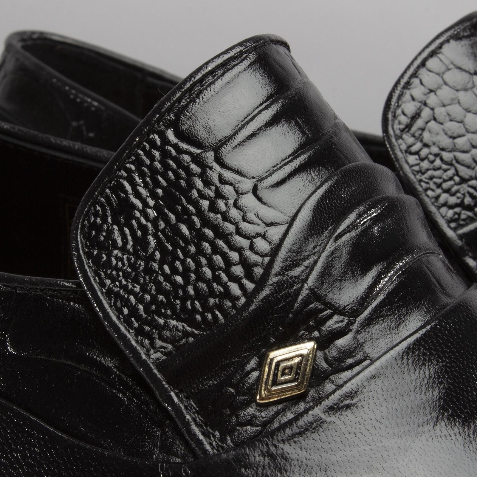 Details zu  Club Cubano™ VALENCIA Mens Handmade Soft Leather Faux Reptile Cuban Heel Shoes Neuankömmling