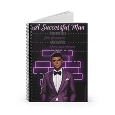 Spiral Notebook - Ruled Line-A SUCCESSFUL MAN