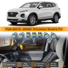 11 x Ultra White LED Lights Interior Package For 2013 - 2020 Hyundai Santa Fe