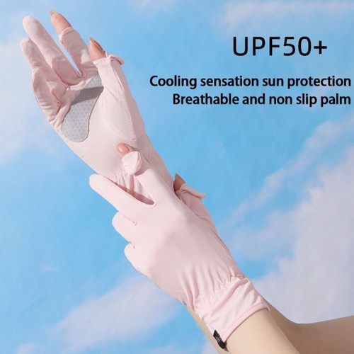 Breathable Sunscreen Gloves Touch Screen Mittens Fashion Gloves Women - Bild 4 von 11