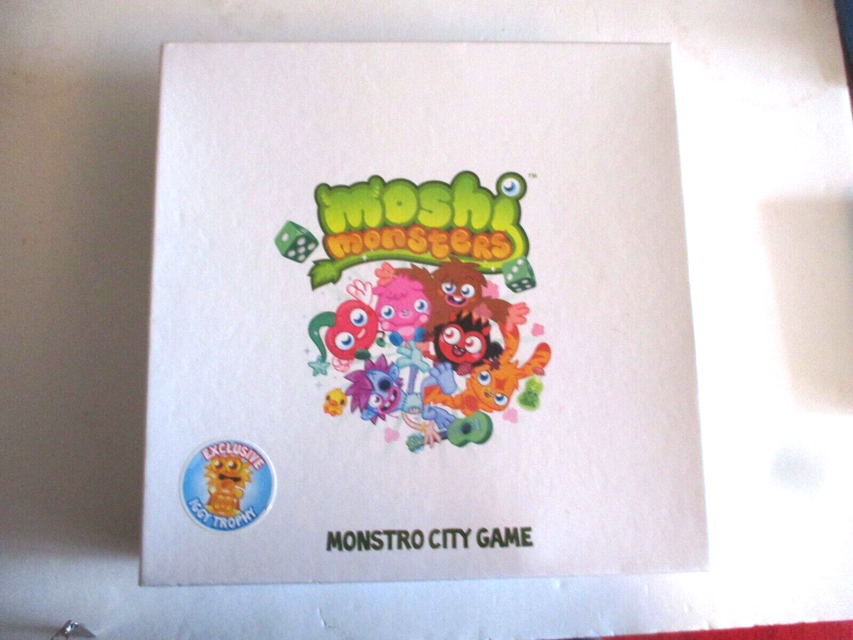 Moshi Monsters Monstro City Board Game with Exclusive Iggy Trophy Complete  | eBay
