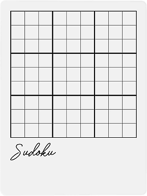 Blank 4×4 Sudoku Grid – Free Printable