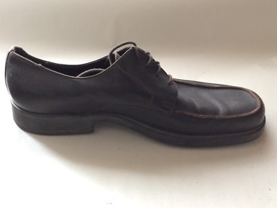 Men Banana Republic Brown Leather Round Toe Oxford 12 D Vegan Leather Casual Oxford | Banana Republic Factory main image 4