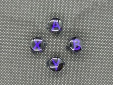 NEW Microsoft Xbox Series X - 1914 Stellar Shift Purple ABXY Buttons Set 4070