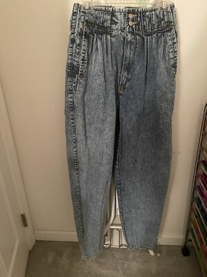 Vtg Jordache 90s Denim Stonewash Acid 