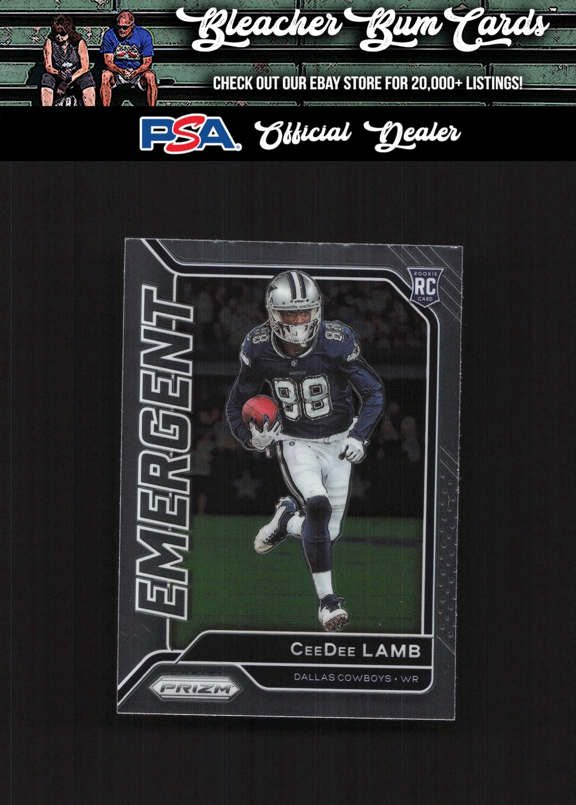 2020 Panini Prizm 7 CeeDee Lamb Emergent