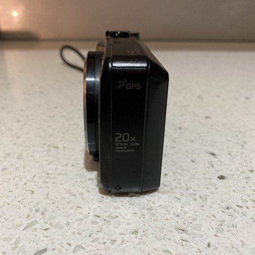 SONY DSC-HX20V Cyber-Shot Digital Camera -Black -Made In Japan w/genuine Battery - Picture 3 of 12