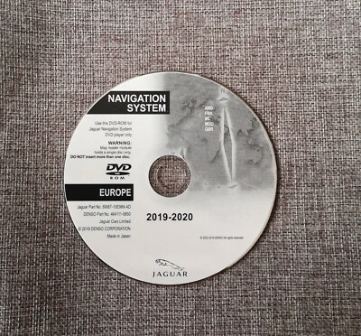 XF, XK ,XKR Sat Nav Disc Update Navigation Map Jaguar DVD 2019-2020