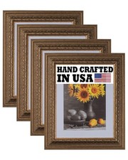 4-Pack Custom Picture Poster Frame 3-1/2" Gold Ornate 16x20 24x36 104-G
